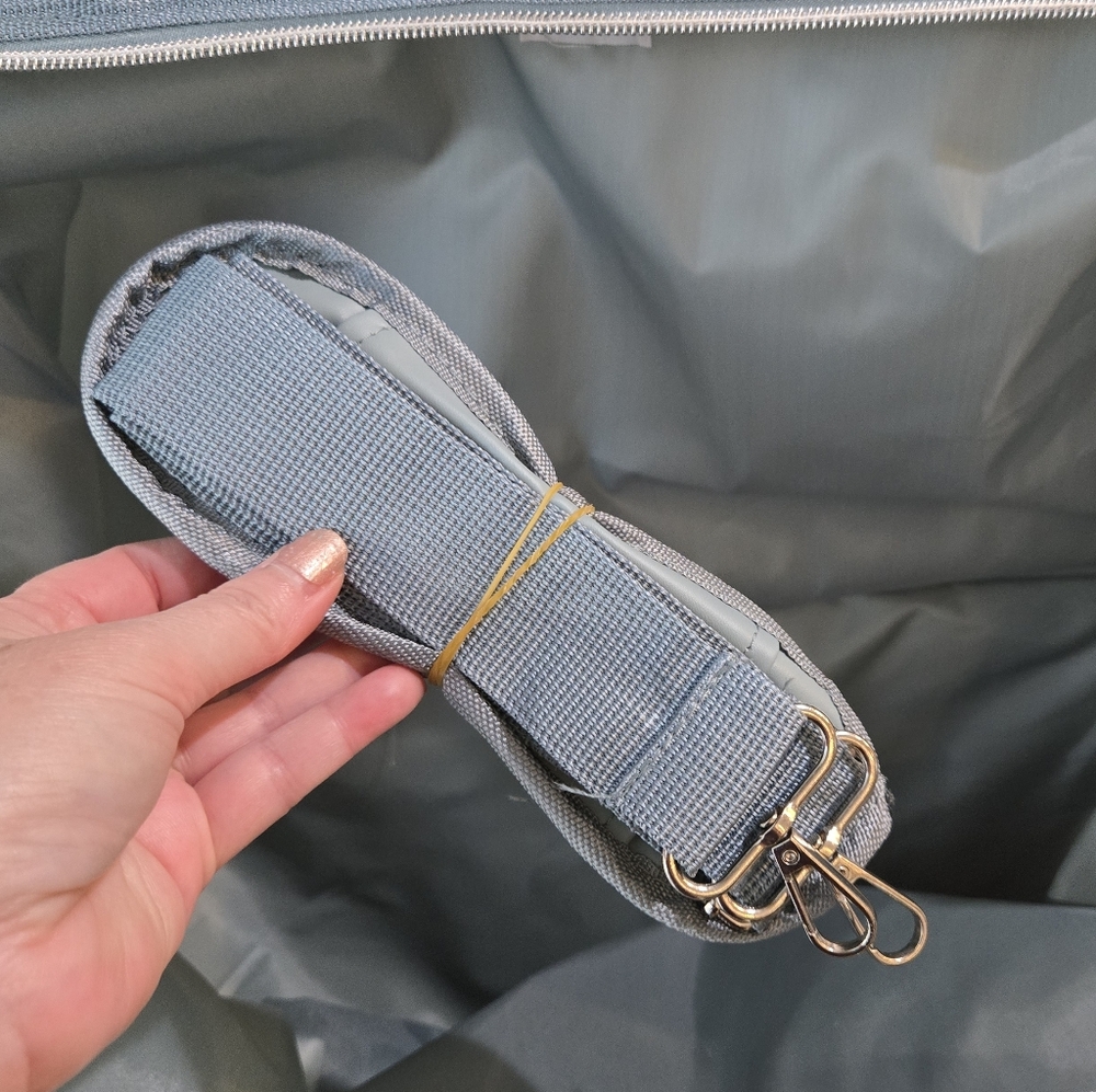 New DSW Weekender Bag Blue And White - Picture 5 of 10
